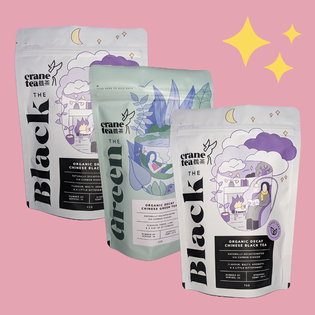 Crane's 3 Decaf Teas Sampler Pack